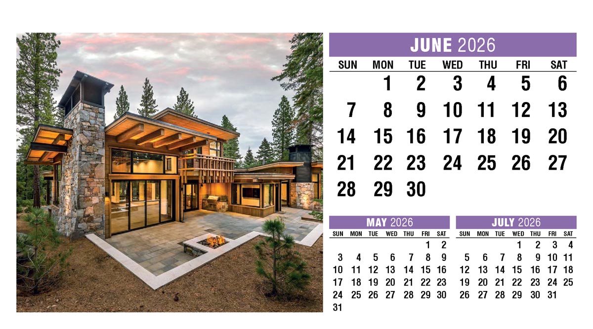 Galleria Homes Promotional Desk Calendar- 2026